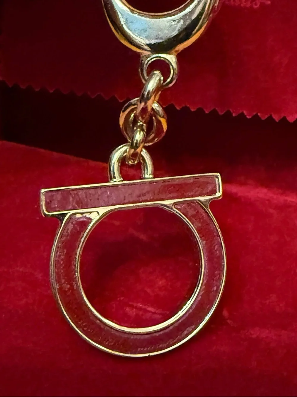 Salvatore Ferragamo gold tone